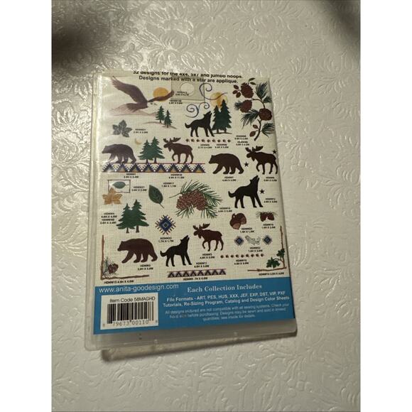 Northwoods Anita Goodesign Mini Collection 32 Embroidery Design CD EUC - Picture 4 of 4